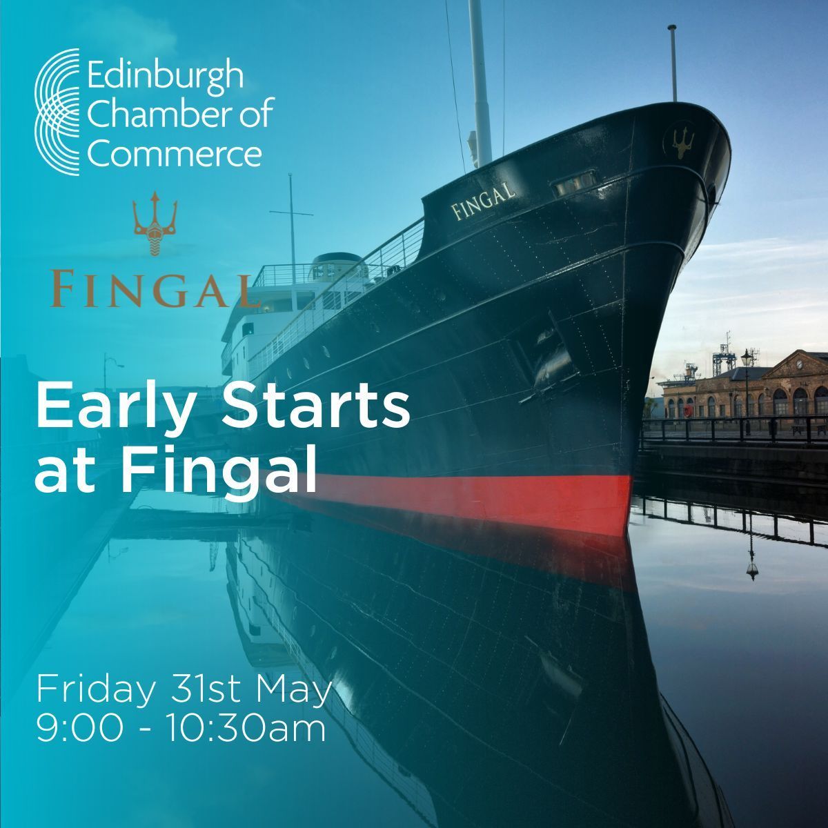 Join us on May 31st aboard the historic Fingal in Edinburgh's vibrant port of Leith for our Early Start event! ⚓️ Immerse yourself in maritime charm while making valuable business connections over a light breakfast and sea views. 🥐 Find out more at: buff.ly/4aIxWZO