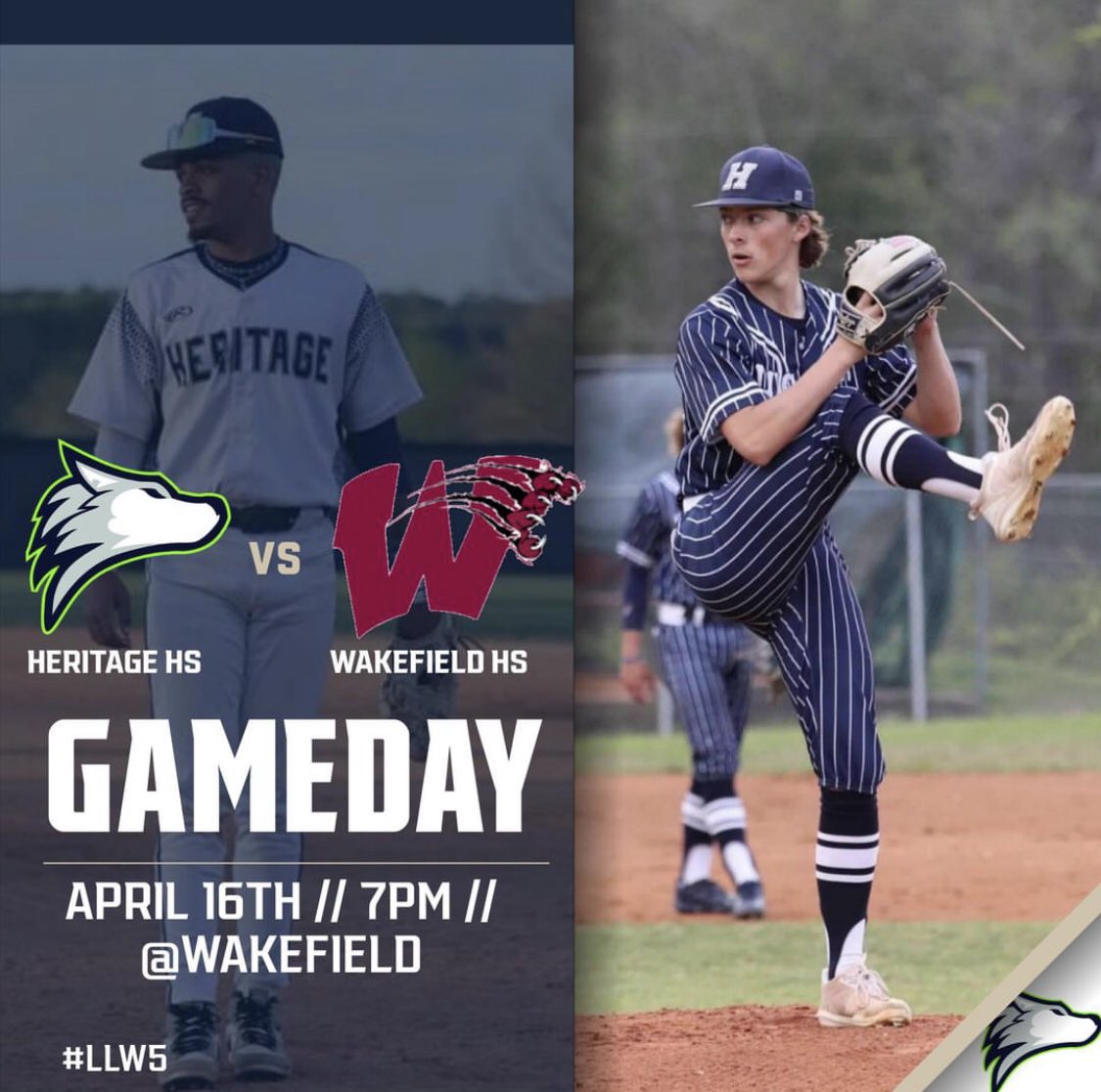 HUSKIES ARE ON THE ROAD TODAY 🆚Wakefield ⏰7PM 📍Wakefield HS ⚾️Leahy