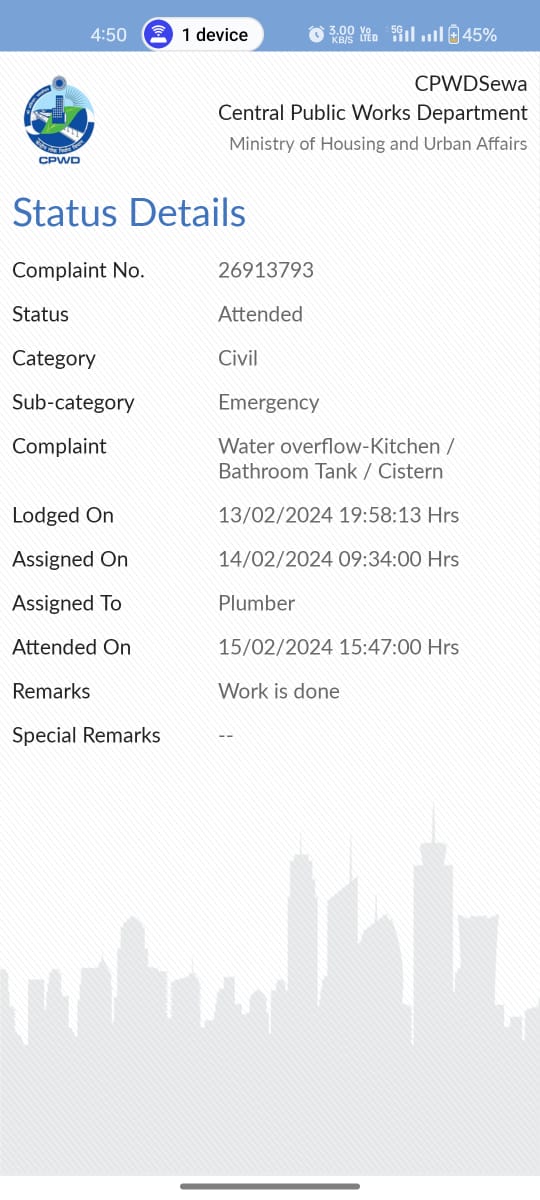 pushpendra2793's tweet photo. says no funds avlable, told to wait in sewage water till MCC is over..
forced to live with sewerage
Kya Aise banega swach bharat?
#sewageoverflow
#central government quarters
#benefits of election
#chandigarhnotreallyclean
@CPWDGOV
@chandigarh_admn
@SwachhBharatGov
@MCChandigarh https://t.co/3jIV8i6v1S