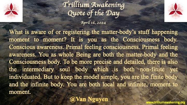 Awaken now just as you are.  

#consciousness #spirituality #mutuality #embodiment #awakening
