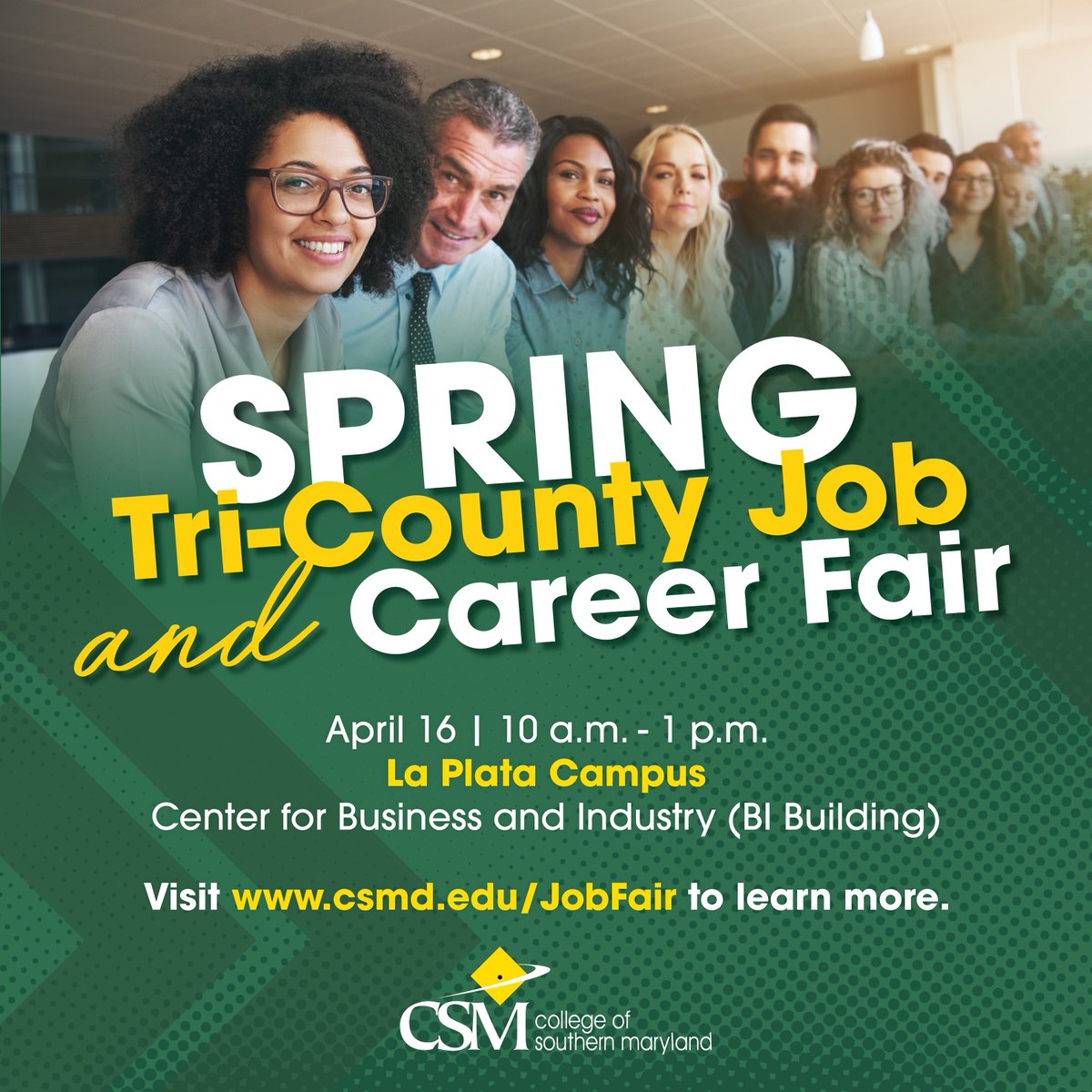 The Spring Tri-County Job and Career Fair is taking place today!

csmd.edu/calendar/2024/…

#CSMHawks #CSMStudents #JobFair #CareerFair