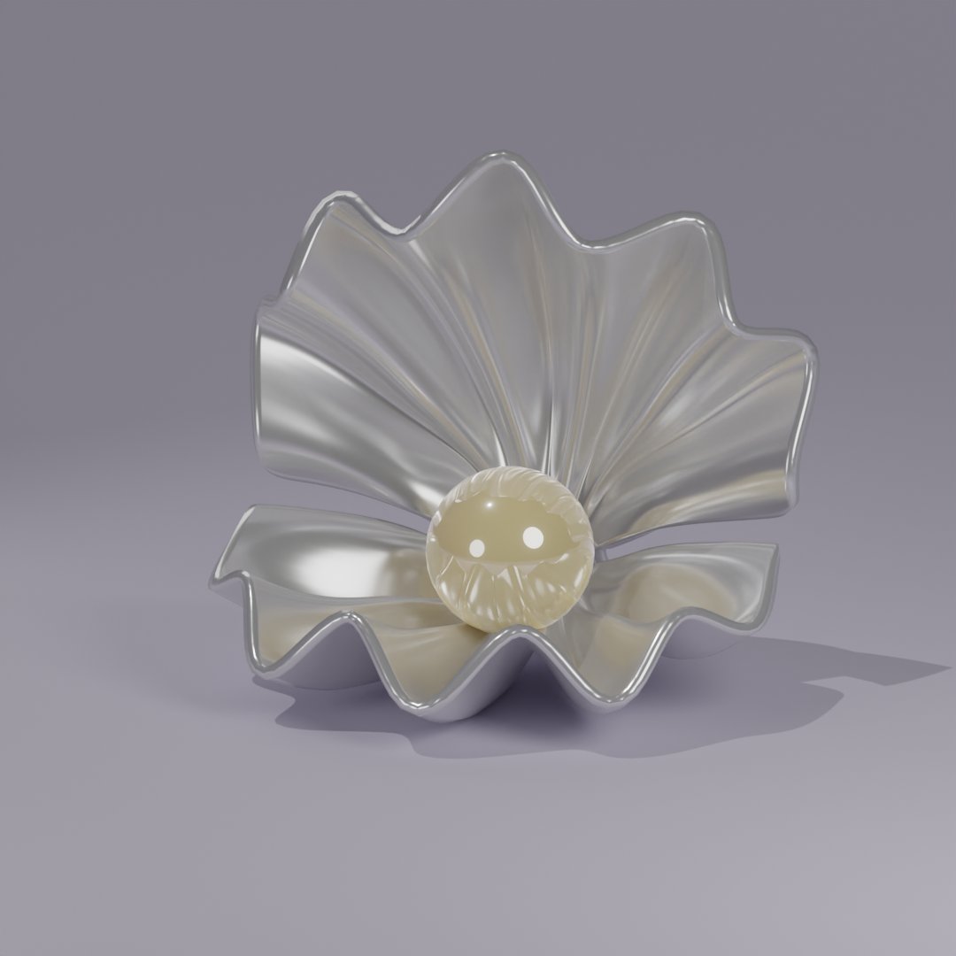 yatonooboro's tweet photo. 講座の動画を見ながらパールを作成。良い色合いです。
 #blender3d #b3d #blender https://t.co/Z7Iv7tr7pm