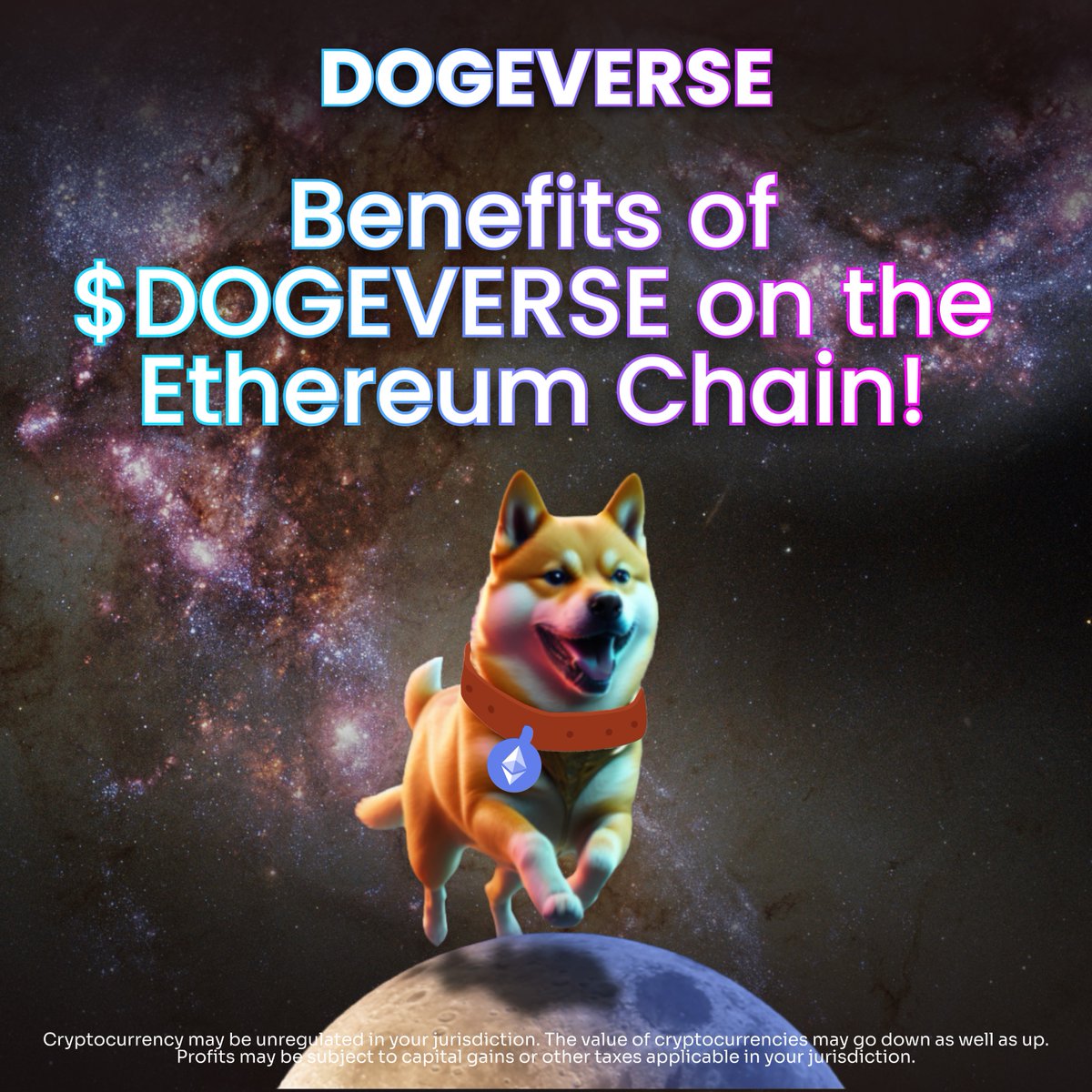 The benefits of $DOGEVERSE on the #Ethereum Chain!🌐

1️⃣ Top Security - Trust ETH's strong network for safe transactions.

2️⃣ Wide Compatibility - Use $DOGEVERSE tokens across different wallets and exchanges with ease.

Step into the future of #Memecoin utility with #DOGEVERSE!🐕