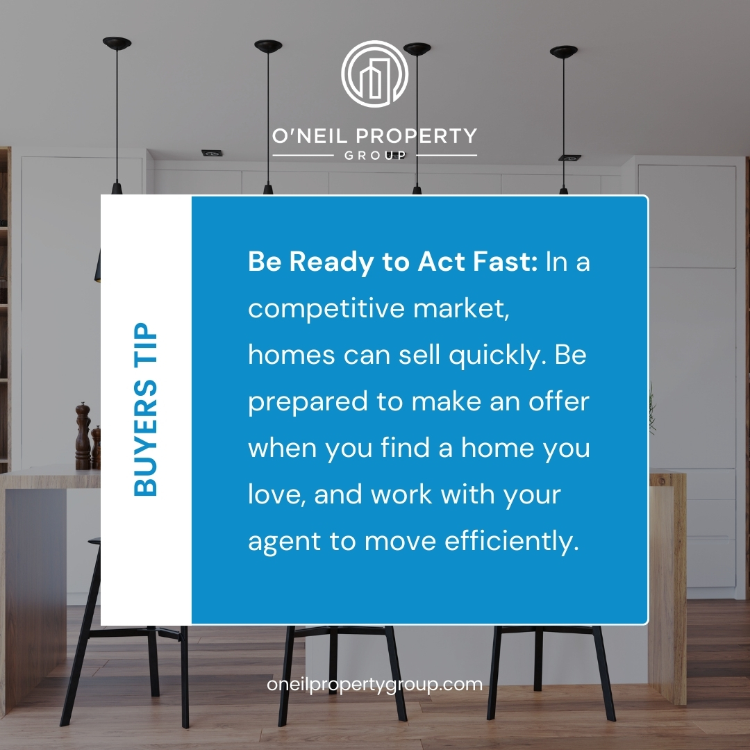 Act Fast in a Competitive Market! 🏡💨 Be ready to make an offer on a home you love and work with your agent for smooth moves. #HomeBuying #TuesdayTips #Today