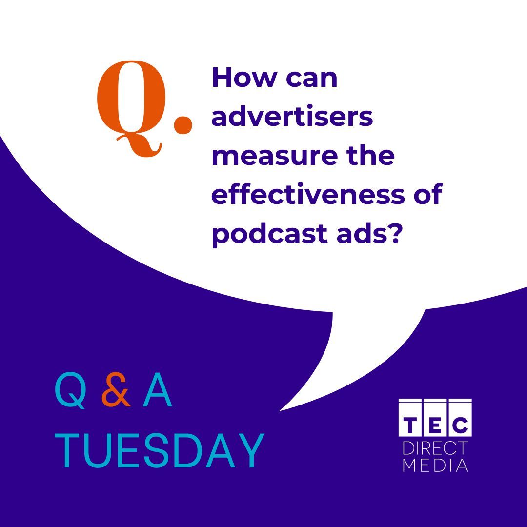 Many podcast advertising platforms provide advertisers with detailed analytics and reporting dashboards to track key performance metrics and optimize in real-time.
Learn more --> tec-direct.com/podcast-ads-im…

#podcastadvertising #mediabuying #mediaplanning #QATuesday