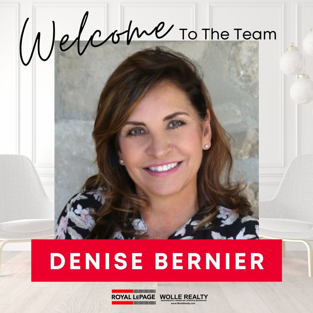 Let's give a warm welcome to Denise Bernier, who has just joined the Royal LePage Wolle Realty family! 

Welcome aboard, Denise! We look forward to working with you 👏 

#wollerealty #royallepage #welcome #wollerealtor #joinourteam