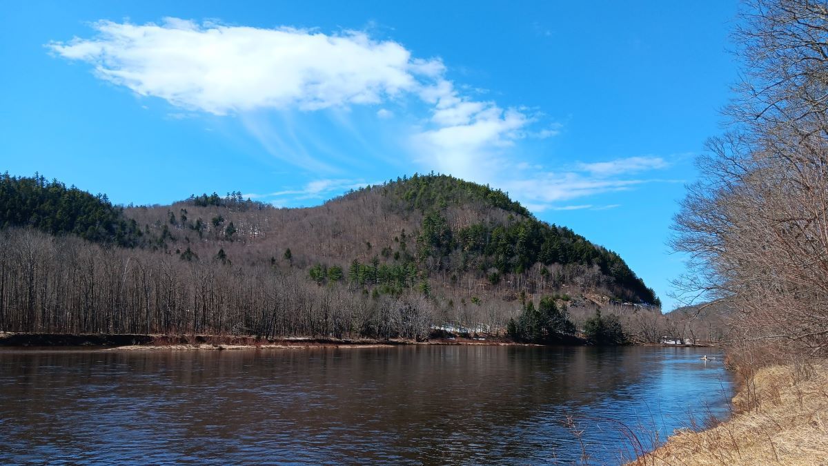 Today's photo of the day is of Androscoggin River, as captured by Betsey Foster.