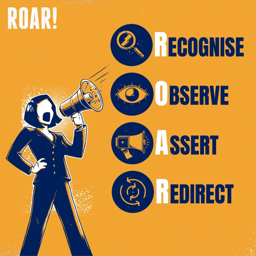 ▪️🟡 Courageous Conversations 🟡▪️ ROAR! is my four-step process for having courageous conversations - with yourself and others ROAR! stands for: Recognise - Observe - Assert - Redirect #conversations #conversationsthatmatter #ROAR #speakout #speakyourtruth