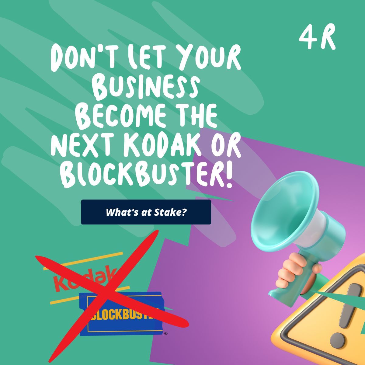 🚀 Don't get left behind! Kodak and Blockbuster's failure to innovate led to their downfall. 🛑 Stay ahead of the curve by embracing innovation.  

Read the full article here: bit.ly/3UfAvgA
.
#Innovation #BusinessStrategy #StayRelevant #StayCompetitive #InnovateOrDie