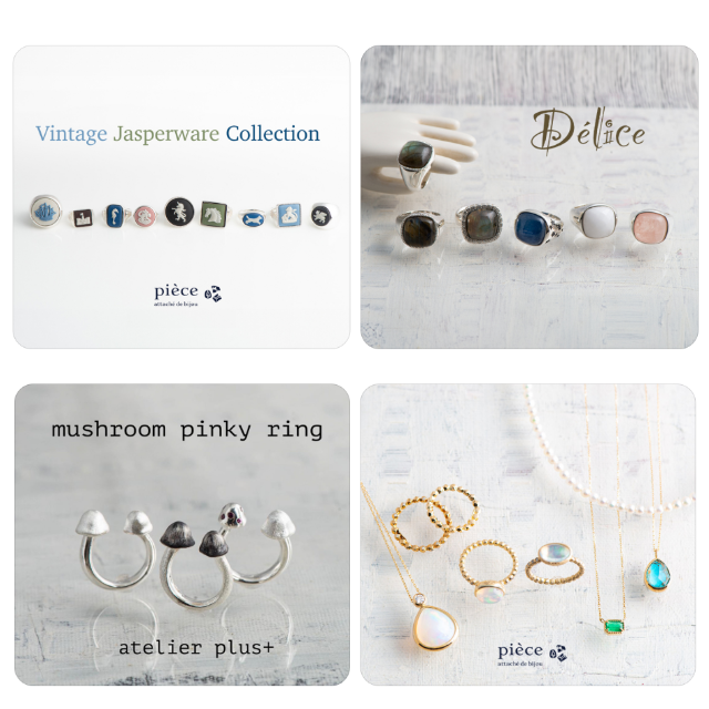 piecezetta's tweet photo. いよいよ本日から！
#横浜高島屋 にてLimited SHOP開催です

場所は一階　シーズンスクエアになります。

イヤカフやサム＆ピンキーリングといった”はしっこジュエリー”や、これからの季節にぴったりな楽しい雰囲気のブローチまで。

新作たくさんありますので、お出かけがてら遊びに来て下さいね！ https://t.co/NApc2K3i6B