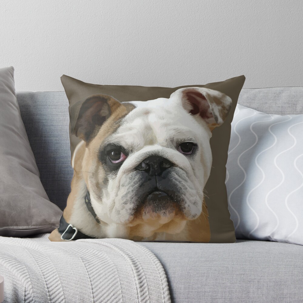 'American Bulldog Face With Sad Eyes Vector' #Pillow for Sale by #taiche #Redbubble #americanbulldog #americanbully #bulldog #dogs #dog #americanbulldogsofx #puppy #americanbulldogs #pitbull #bully #bulldogsofx #bullybreed #americanbulldoglovers redbubble.com/i/throw-pillow…