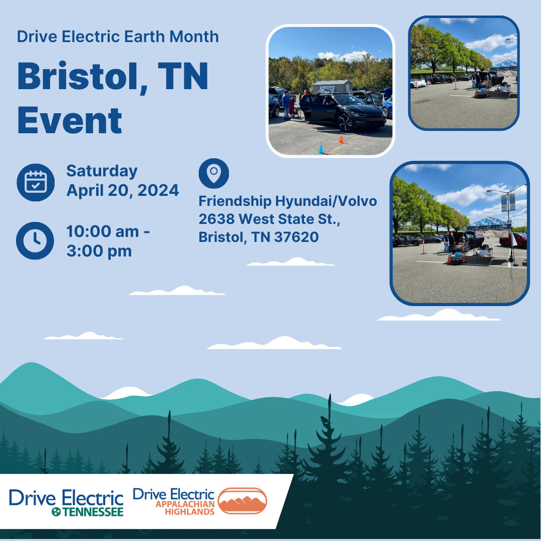 🌎🛣️Celebrate Drive Electric Earth Month in Bristol🛣️🌍

Read more here: driveelectricearthmonth.org/event?eventid=…

📅 Saturday, 20, 2024
🕐10:00am-3:00pm ET
📍Location: Friendship Hyundai of Bristol

#DriveElectric #DET #DEED #DEEM #EVs