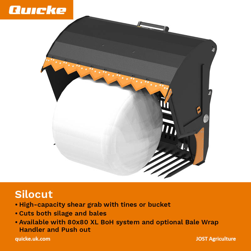 Quicke_UK's tweet photo. Implement of the Week: Silocut
• High-capacity shear grab with tines or bucket
• Cuts both silage and bales
To find out more visit: https://t.co/dcTW3DOp35
Ask your dealer for a Quicke
#QuickeUK #implements #Silocut #ImplementOfTheWeek #WorkSmarterNotHarder https://t.co/dBkOAGnFoe