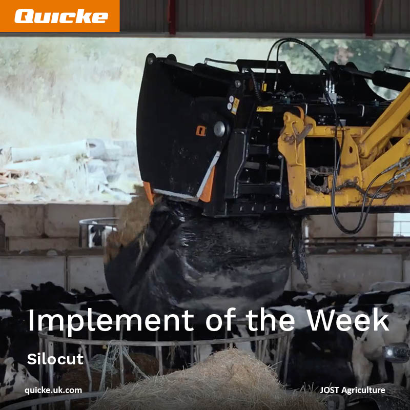 Quicke_UK's tweet photo. Implement of the Week: Silocut
• High-capacity shear grab with tines or bucket
• Cuts both silage and bales
To find out more visit: https://t.co/dcTW3DOp35
Ask your dealer for a Quicke
#QuickeUK #implements #Silocut #ImplementOfTheWeek #WorkSmarterNotHarder https://t.co/dBkOAGnFoe