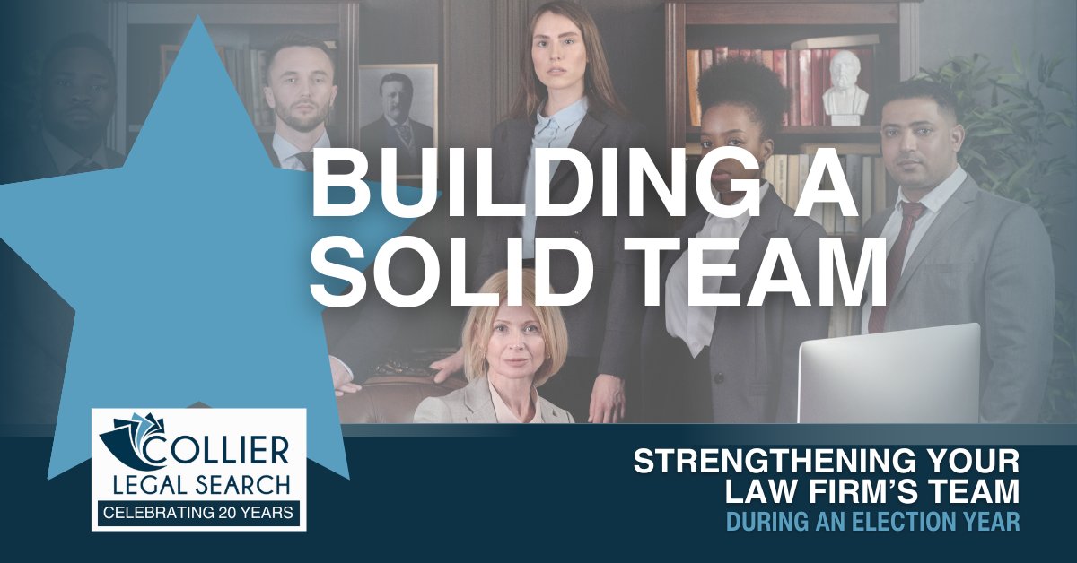 Building a solid team is paramount in navigating an election year. Partners must reinforce areas such as election law, regulatory and compliance practices, and political law litigation. Read more. collierlegal.com/election-year-…
#collierlegal #lawfirm #lawyers #staffing #electionyear