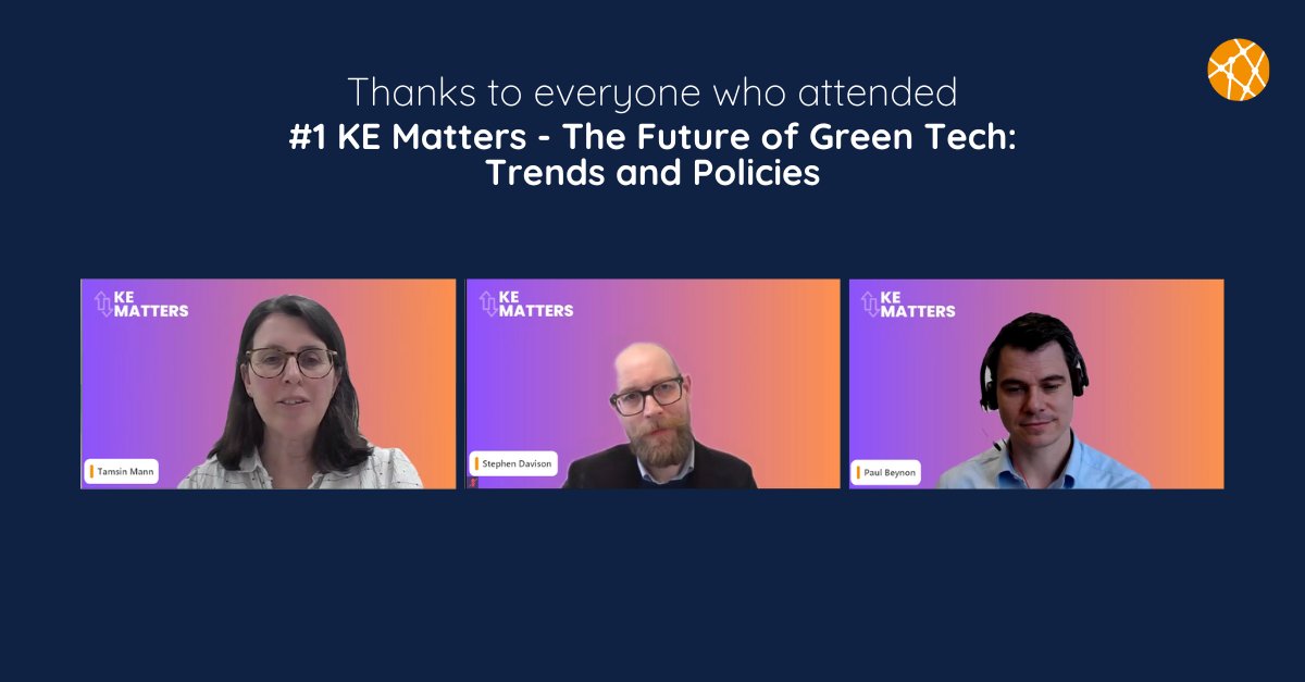 PraxisAuril's tweet image. 👏 Thank you to everyone who joined us for #KEMatters: The Future of Green Tech: Trends and Policies webinar. 🌿

We hope that this discussion with the experts Tamsin Mann, Paul Beynon (@AppleyardLees) and Stephen Davison left you feeling inspired and wanting more!