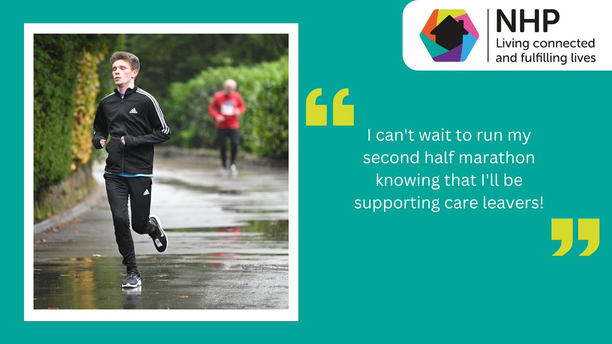 The Chester Half Marathon is only 4 weeks away! 🏃 One of our runners, Kieran, said 'I can't wait to run my second half marathon knowing that I'll be supporting care leavers!'💛 You can also support us by donating below: ow.ly/2WSs50RfZYj #NHP #HouseProject #ChesterHalf