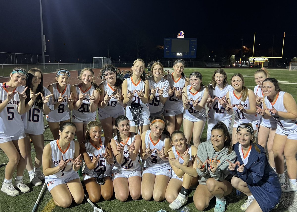 LaxBghs's tweet photo. Congrats to Buffalo Grove Girls Lacrosse on a great win last night! Highlights: Kayla Cichy 2 goals 3 assists &amp; 5 ground balls, Liv Lindstrom and Kristin Opperman with 4 goals each, Emma Fink with a hat-trick, Sara Raucci 5 ground balls, and Kara Vlachos 7 GBs. @BGBisonAD https://t.co/peI4O0Gv41