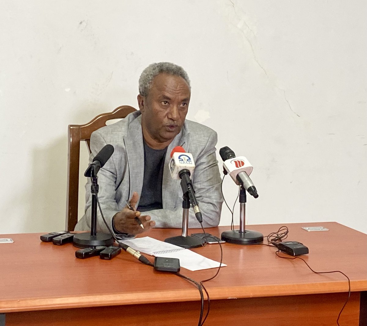 Tigrai_TV's tweet photo. Tigray, Federal Government Recognize the Necessity to Dismantle Amhara Administration in Occupied Territories, says Tigray IRA Deputy Tadesse Werede (Gen.)
—-
Briefing the media earlier today, Tadesse Werede(Gen.), Tigray IRA Deputy, states that the federal government and Tigray IRA have reached into an agreement on the need to dismantle administrations established by Amahara forces in Western Tigray, Tselemti and some parts of Southern Tigray under occupation.

He said “the first step is to disband armed groups in the areas and dismantle the unconstitutional administrations established”

“The restoration of the justice system will also follow” he added.

The General highlighted that the armed groups are disrupting the process including engaging on some skirmish with federal forces.

He stated that the Pretoria agreement would be implemented in a manner that prevents the resurgence of conflict.

In separate statement, Tigray Interim Administration President Getachew Reda stated development in southern Tigray is neither a conflict between Tigray and federal government nor between Tigray and Amhara.

“This is the work of diehard enemies of the Pretoria agreement trying to take advantage 
of  real or perceived differences to derail the rather cordial engagement both parties to the Pretoria agreement are making  round the clock to make the Agreement work.” He wrote on his X account late Monday.

“Our two sides are now convening in Addis to address challenges & build on commonalities. It��s not entirely implausible to believe that this will indeed yield results- & positive ones. Despite battlecries from the usual anti-Pretoria quarters from near or afar to resort to Saber-rattling as their preferred path, peace/talking is the only game in town!” He added.

The Deputy President also reaffirms peace as a strategic choice of the Tigray administration.

It’s to be recalled that the Pretoria agreement stipulated that the all contentions including territory shall be solved according the constitution.
@AbelTsgab