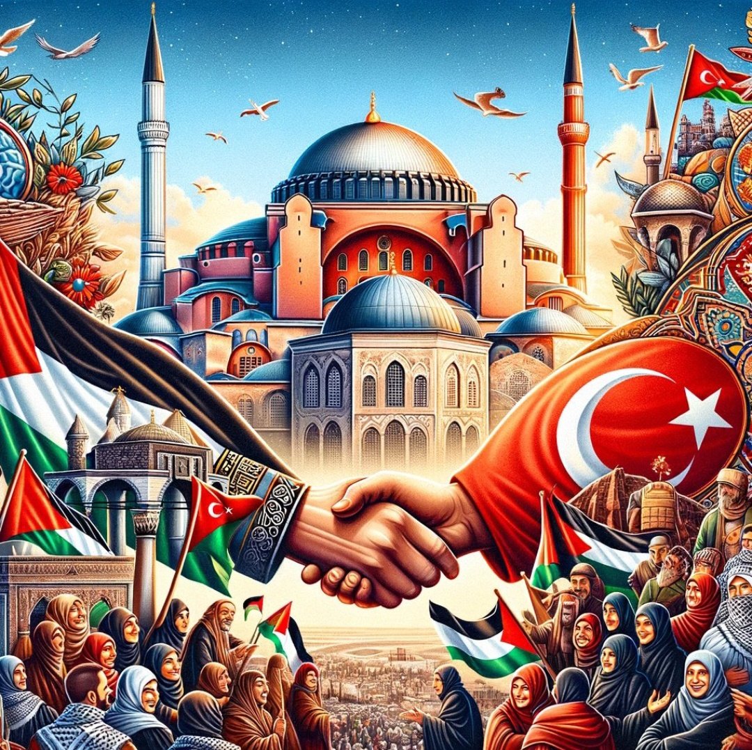 Filistin'i gündemden düşürmeye çalışanlara inat! Türkiye, Filistin'in yanındadır!🇹🇷🇵🇸