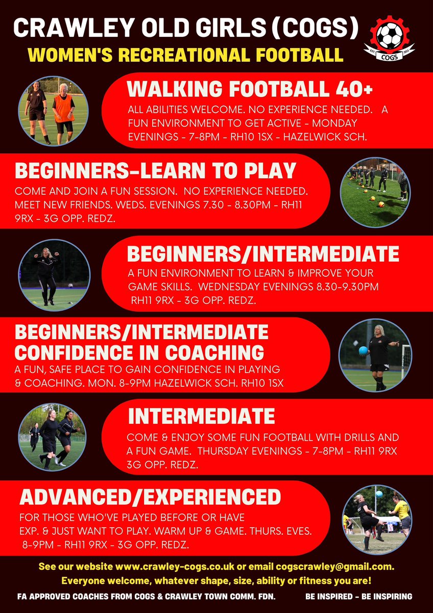 Happy 9th Birthday to us! 🎉 From 10 women, learning to play football who didn’t get the chance to play when they were younger, to 6 sessions a week for all abilities & ages, it’s been one helluva 9 years! So much has happened & Women’s Rec. Football is still growing fast! ❤️⚽️