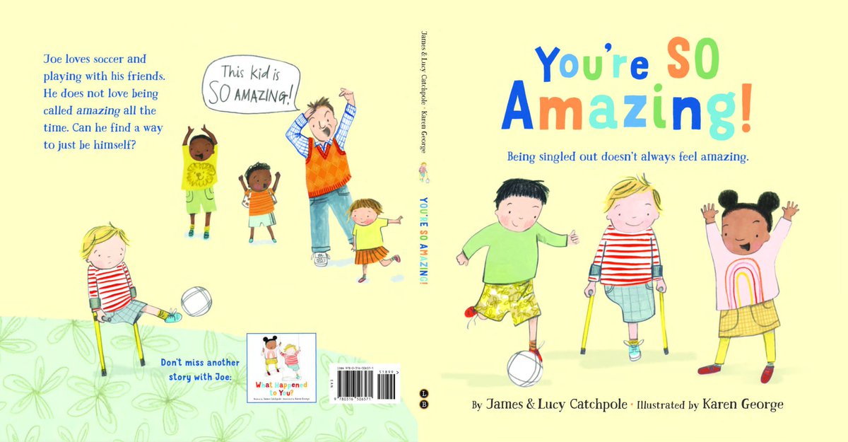 This brilliant children's book about people's reactions to a child's #disability is released today. @peachjamcloset @LittleBrownYR #DisabilityTwitter #kidsbook ❤️👇