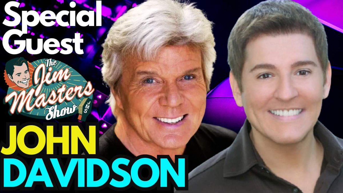 The one and only, legendary TV & Game Show Host, singer, actor, entertainer JOHN DAVIDSON is my special guest on The Jim Masters Show! LIVE! 7p ET 4p PT Watch here: youtube.com/jimmasterstv  #thejimmastersshow #jimmasterstv @johnhamdavidson #johndavidson #interview #jimmasters