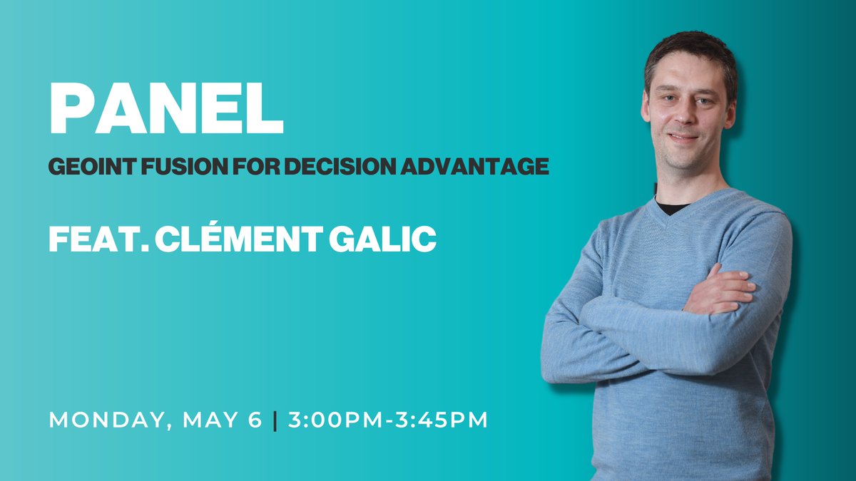 🇺🇸🛰 Get ready to delve deeper into Unseenlabs as Clément Galic (CEO & cofounder) will join the panel on 'GEOINT Fusion for Decision Advantage' at the #GEOINT2024! 🤝You can also write to sales@unseenlabs.fr to meet with our team at booth 919.