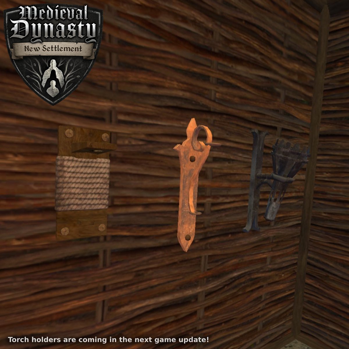 SpectralGamesVR's tweet photo. #TuesdayScreenshots #MedievalDynastyNewSettlement Take a peek at these new wall mounts for torches that're coming with a patch soon! Above that, we've prepared this feedback&suggestions survey for you! https://t.co/jjLXum0U7m
#MetaQuest #MedievalDynasty #VRgaming #VRsurvival https://t.co/rDVNcfd3gA