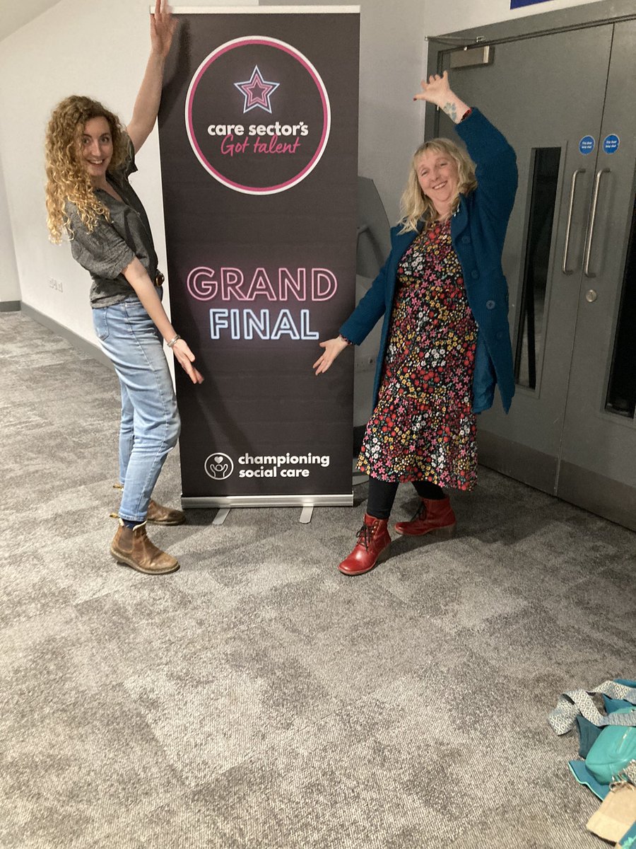 NCF_HelenG's tweet photo. Great to be at #CareSectorsGotTalent #CSGT24 with @NCFCareForum colleagues. Excited to see the talent coming up soon! 😁 https://t.co/LaHh9ZnU1V
