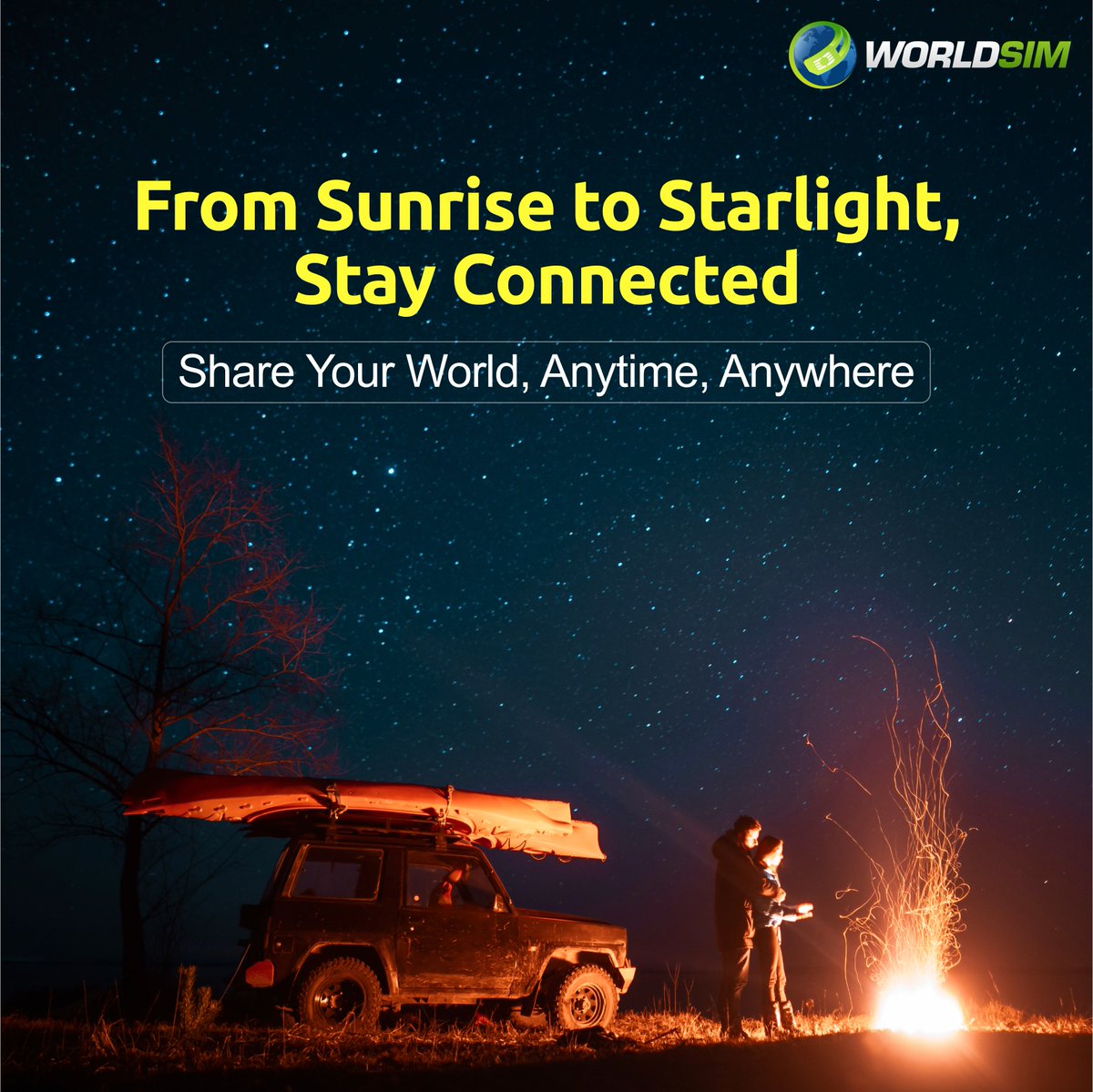 Capture the sunrise in Rome and the night lights in Tokyo—all in a day's journey with WorldSIM. 📷📷 Every moment, every adventure, seamlessly connected. From your morning coffee to your midnight selfie, we're there to ensure the world is always within your reach.

#StayConnected
