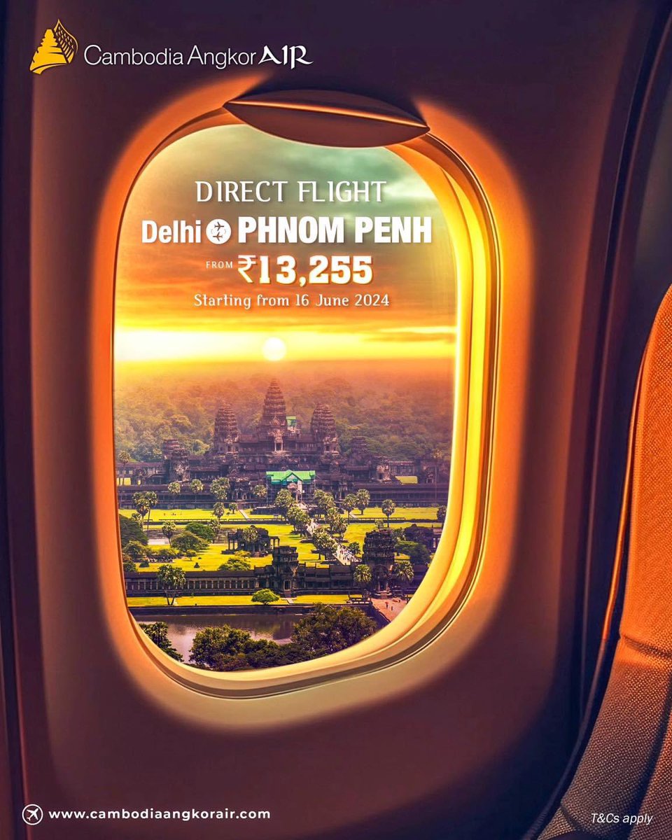 Exciting News for Travelers from New Delhi to Phnom Penh! @devyani_K @IndianDiplomacy @MOS_MEA