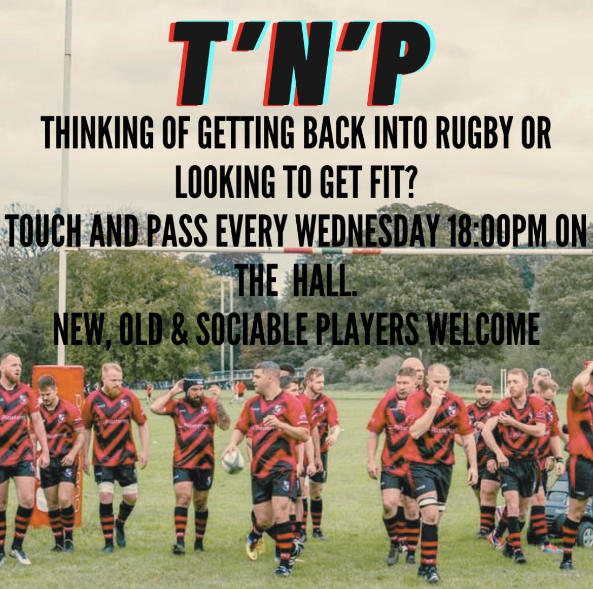 LlanRugby's tweet photo. Looking to get fit? Back into rugby? Or just fancy getting out the house for an hour? We are running a TnP session every Wednesday and are looking for people to have a run out. Players of all abilities welcome. It’ll do wonders for your physical and mental health ❤️🖤#UpTheLlan https://t.co/cIGDapcD59