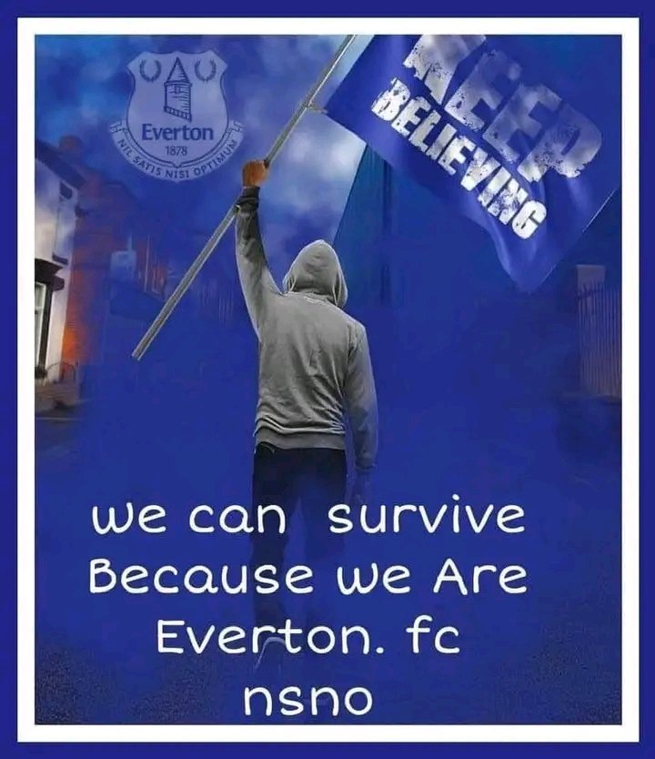 Keep believing even though @premierleague is against our club. @_PearlsAsinger @Everton @dixiedeansboots @NevilleSouthall @NAToffees @EvertonInUSA @EvertonUSA @EvertonAcademy @RWGbluenose @northernpromise @thebullensview @inflatablepaul @EvertonWomen @northernpromise