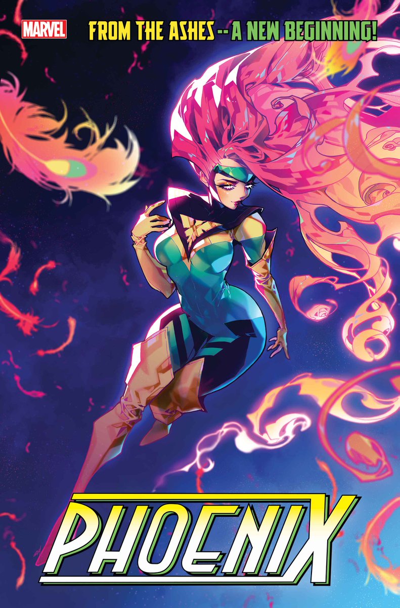 Marvel's tweet image. Jean Grey fulfills her comic destiny. See her reborn in these #MarvelComics 'Phoenix' Variant Covers, coming this July: spr.ly/6016wAI9K