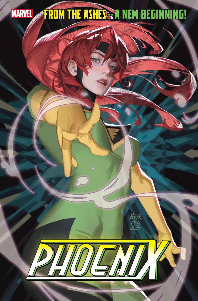 Marvel's tweet image. Jean Grey fulfills her comic destiny. See her reborn in these #MarvelComics 'Phoenix' Variant Covers, coming this July: spr.ly/6016wAI9K