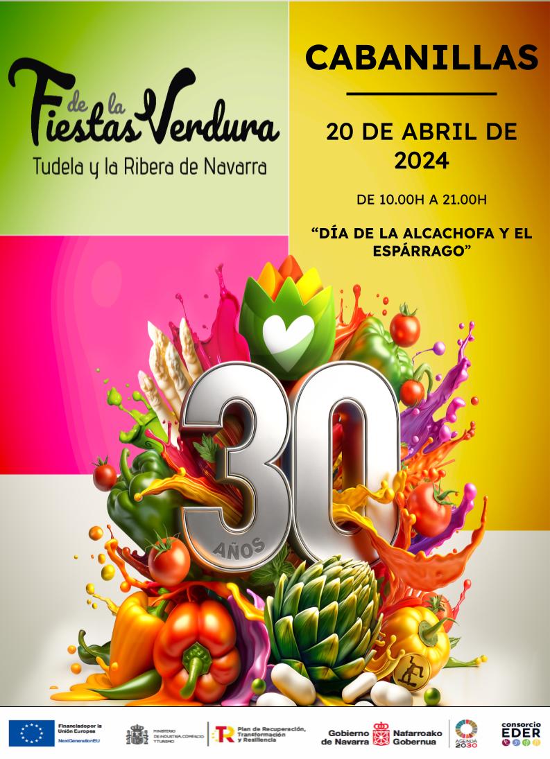 ¡Las fiestas de la Verdura se celebran este sábado 20 de abril en Cabanillas! 🎉 Celebra el Día de la Alcachofa y el Espárrago con nosotros con un día lleno de actividades emocionantes. ¡No te lo pierdas! #FiestasDeLaVerdura #DíaDeLaAlcachofayelesparrago #Cabanillas
