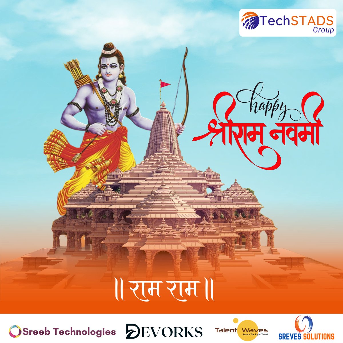 Devorks1's tweet image. May the blessings of Lord Rama illuminate your path with joy, prosperity, and success. Wishing our Techstads Group a very Happy Shree Rama Navami! 🙏🎉
#ShreeRamaNavami #TechstadsFamily