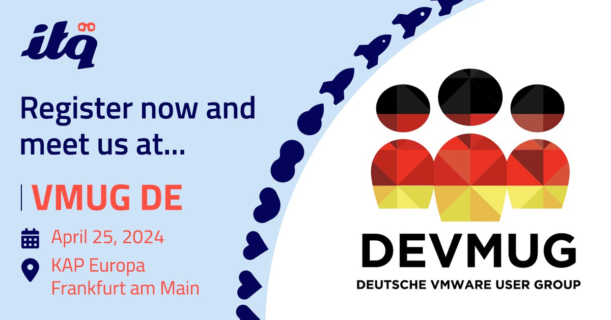 Make sure to join us on April 25 at the #VMUG #UserCon Germany!

You are more than welcome to drop by for a chat at our booth & you can also participate in a great competition on our Race Simulator!
Don't want to miss this? Register quickly via this link→ my.vmug.com/s/community-ev…