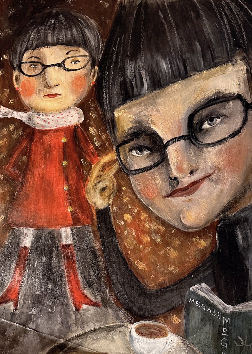 ardyceart's tweet photo. クローゼット整理してたら昔、学生時代に描いてた絵を発見!🤣今と作風違いすぎて、もはや何故この絵を描いてたのか謎⁉️#art #illustration #昔の絵 #イラスト #絵画 #アート #ardyce #アディス https://t.co/ot6sLHU8G0