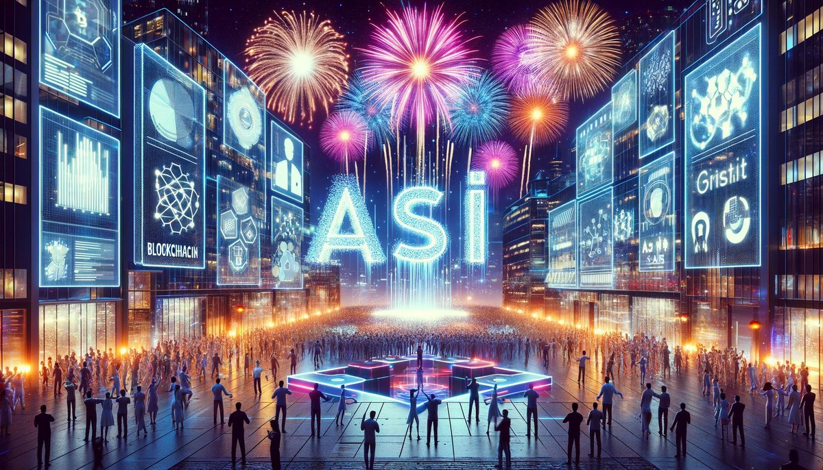 🎉 It's official! The ASI Alliance is launching — the world's largest decentralized network for accelerating AGI and ASI. Stay tuned for updates on our multi-billion token merger and the incredible things to come! @SingularityNET @Fetch_ai @oceanprotocol