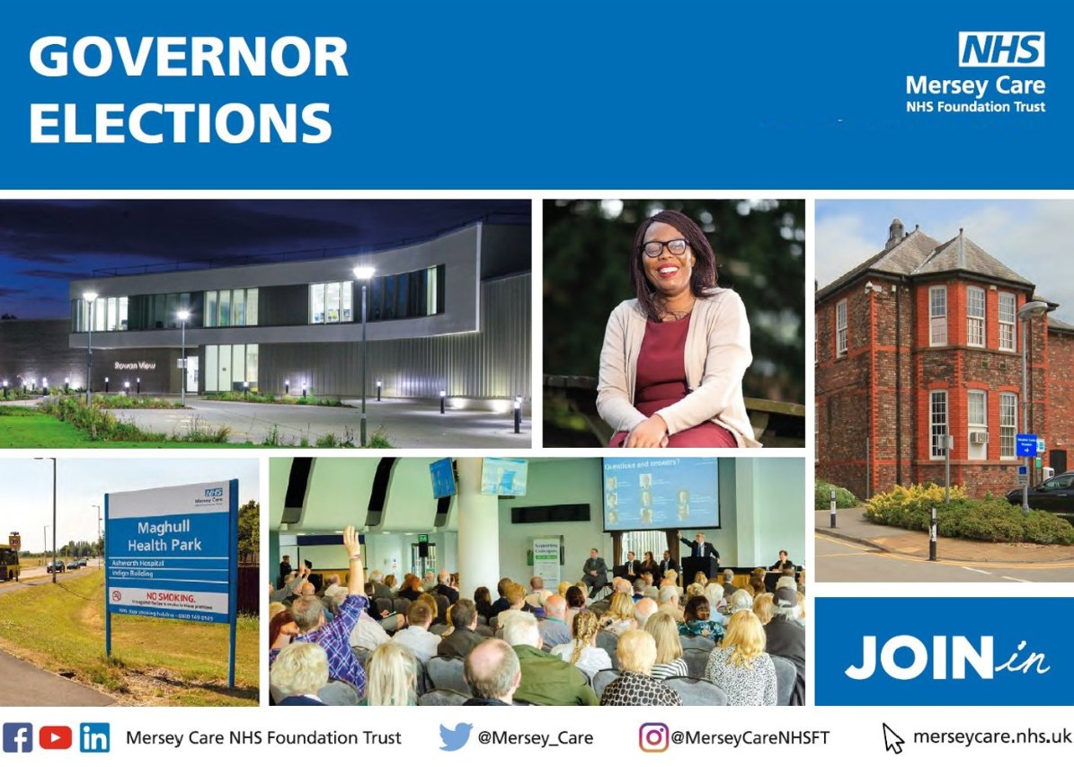 Calling all members 🔊 Get you votes in for your next #Governor at #MerseyCare 💙 Check out the candidates on our website 📱 Voting ends 24 April 👇🏽 merseycare.nhs.uk/governor-elect… @NHSCandM @NHSNW @HW_Liverpool @HWWarrington @HWKnowsley @JR_Merseycare @edarbyshire1