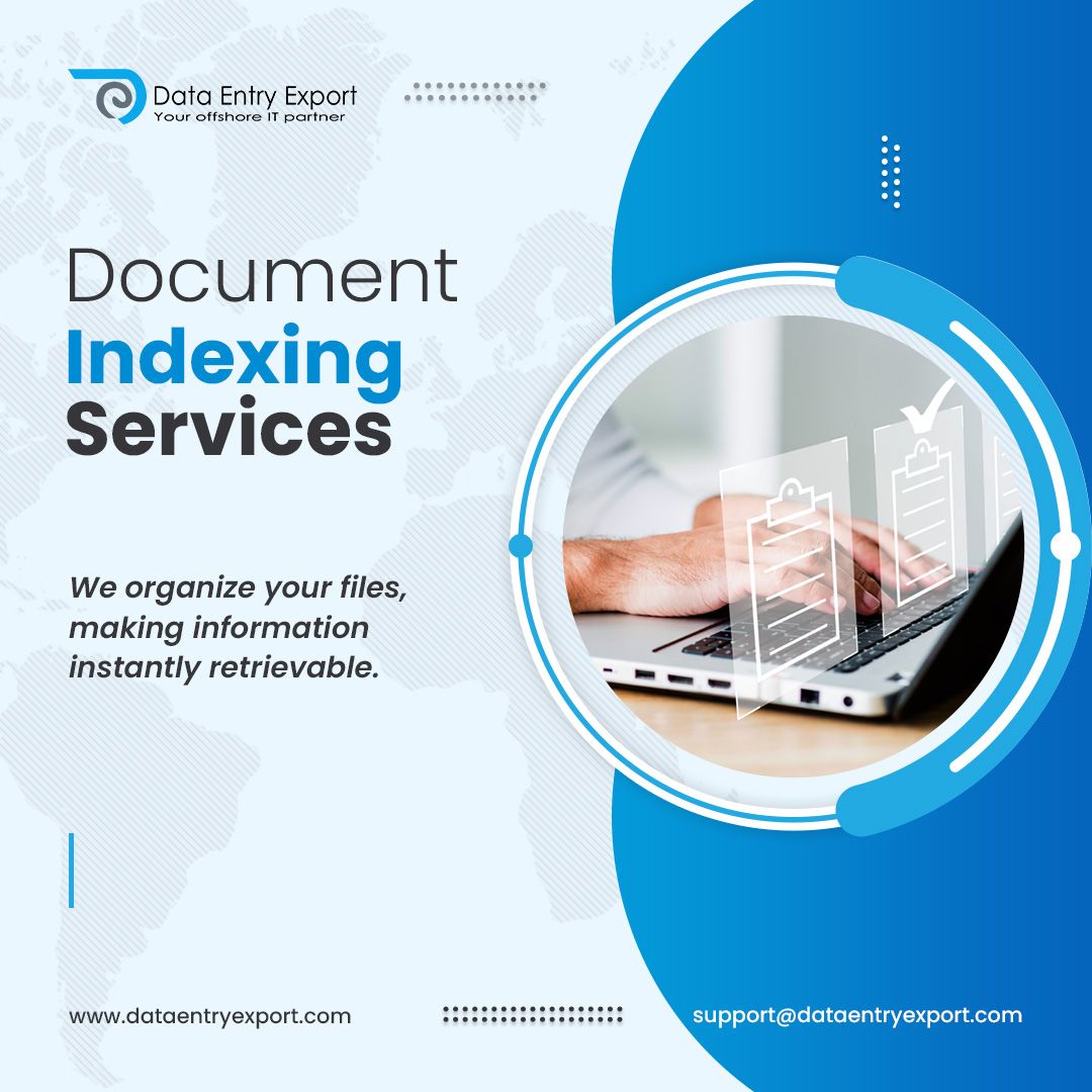 Our indexing solutions organize your files with precision, ensuring easy access when you need it most. Discover more.

Read more: dataentryexport.com/document-index…

Email us: support@dataentryexport.com

#documentindexing #bposolutions #bposervices #business