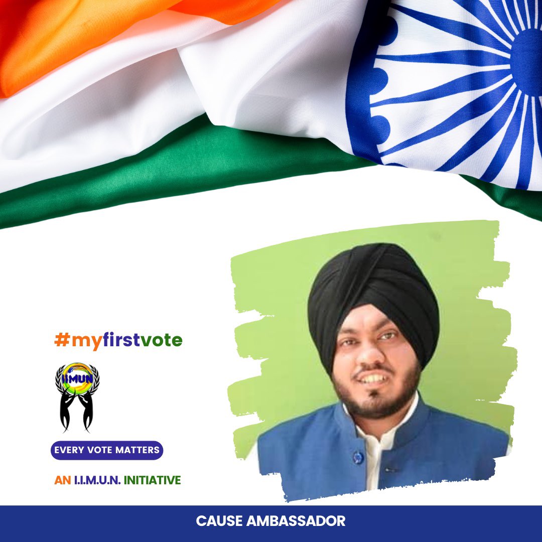 “With one Vote You Can Decide the Future of Our Nation” . This Loksabha elections let’s vote at high numbers and be the part of biggest festival . I urge everyone to go and caste their vote … Proud to be part of #myfirstvote campaign by @iimunofficial #everyvotecounts…