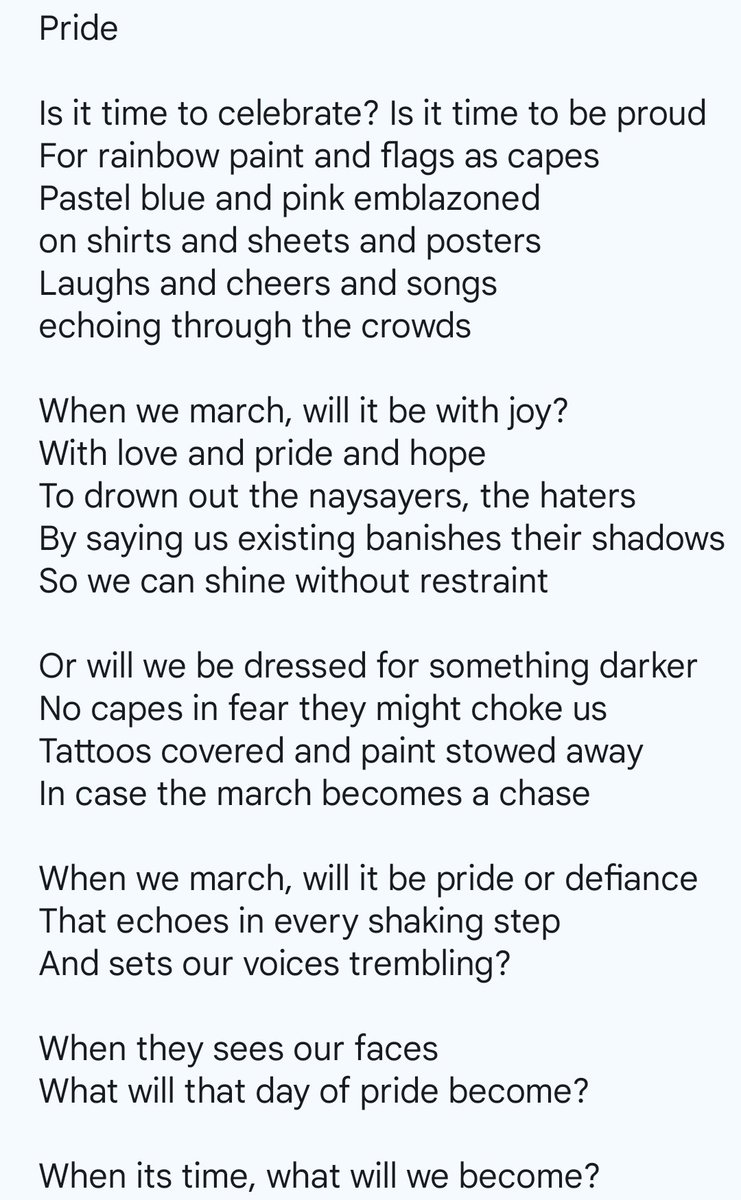 astoryscribbler's tweet image. #NaPoWriMo if this is the one that gets all the traffic I honestly won&apos;t be surprised
#poetry #poetrytwitter #poetrycommunity #poetrymonth