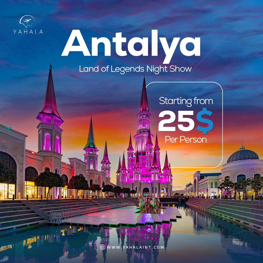 YaHala_Int's tweet image. Uncover your legend at The Land of Legends starting from $25!
Enjoy free time in the theme park, hotel transfers, entrance fee, insurance, and a captivating boat parade.
Embark on an unforgettable adventure!
#Antalya #LandofLegends #Yahala