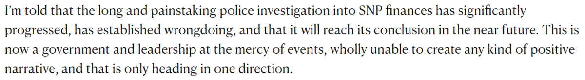 Anoosh Chakelian (@anoosh_c) on Twitter photo Intel from <a href="/chrisdeerin/">Chris Deerin</a> on the investigation into the SNP's finances in his latest <a href="/NewStatesman/">The New Statesman</a> piece:
newstatesman.com/politics/scotl… Intel from <a href="/chrisdeerin/">Chris Deerin</a> on the investigation into the SNP's finances in his latest <a href="/NewStatesman/">The New Statesman</a> piece:
newstatesman.com/politics/scotl…
