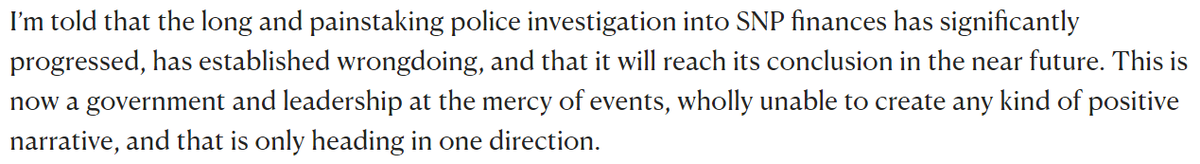 Intel from @chrisdeerin on the investigation into the SNP's finances in his latest @NewStatesman piece: newstatesman.com/politics/scotl…