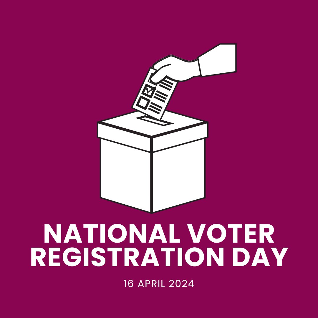 Today is #NationalVoterRegistrationDay! 🗳️ It’s the last day to register to vote - don't miss out on your chance to make a difference. Every voice counts, especially for those experiencing homelessness. Register to vote here: ow.ly/jrFM50Rh3xm #GiveAnX #RegisterToVote