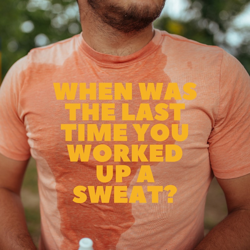 Getting sweaty when you exercise is a good thing! 💦 It's a sign that you are working your body and improving your fitness. Challenge yourself to work up a sweat every day and notice the difference in your overall health. #Dorset